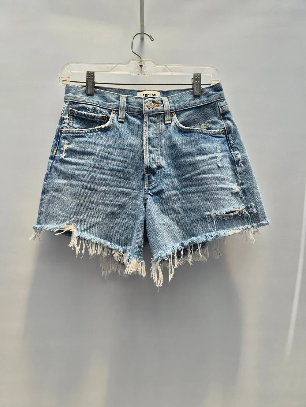 AGOLDE Parker Long Shorts 24 Swapmeet Coastal Cowgirl Clean Girl Vintage Grunge